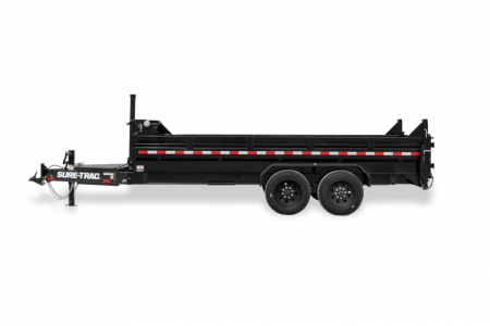 New 2026 Sure-Trac 7X16 PRO SERIES DUMP 17.6K GVWR Dump Trailer