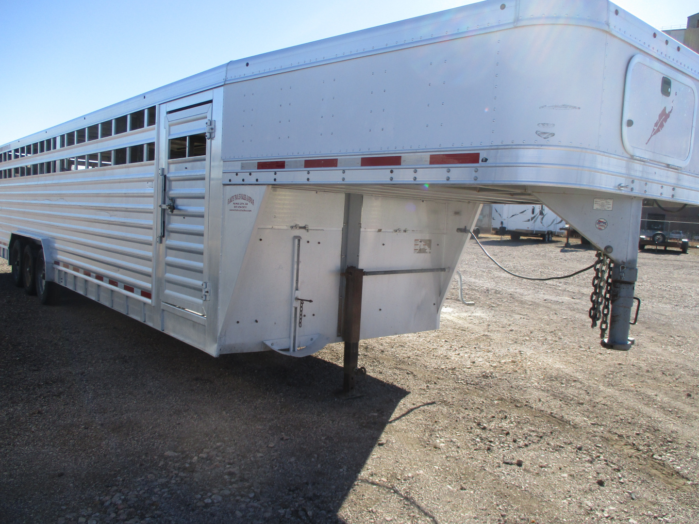 Used 2011 Featherlite Trailers Stock Stock / Stock Combo Trailer 8 X 30