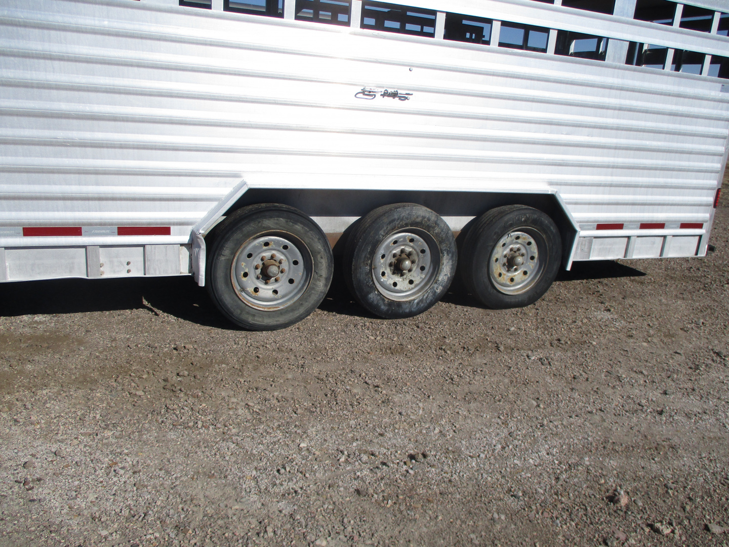 Used 2011 Featherlite Trailers Stock Stock / Stock Combo Trailer 8 X 30