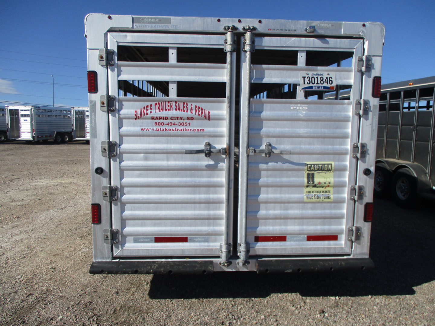 Used 2011 Featherlite Trailers Stock Stock / Stock Combo Trailer 8 X 30