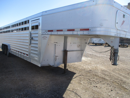 Used 2011 Featherlite Trailers Stock Stock / Stock Combo Trailer 8 X 32