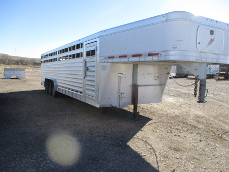 Used 2011 Featherlite Trailers Stock Stock / Stock Combo Trailer 8 X 30