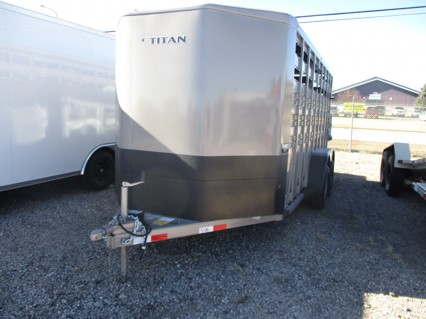 New 2026 Titan Trailer Stock Stock / Stock Combo Trailer 6'8 X 16