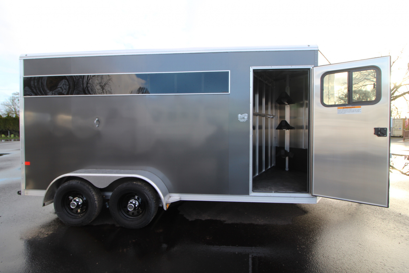 New 2026 Frontier Colt Big Sky 3 Horse Aluminum Trailer