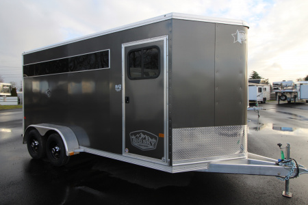 New 2026 Frontier Colt Big Sky 3 Horse Aluminum Trailer