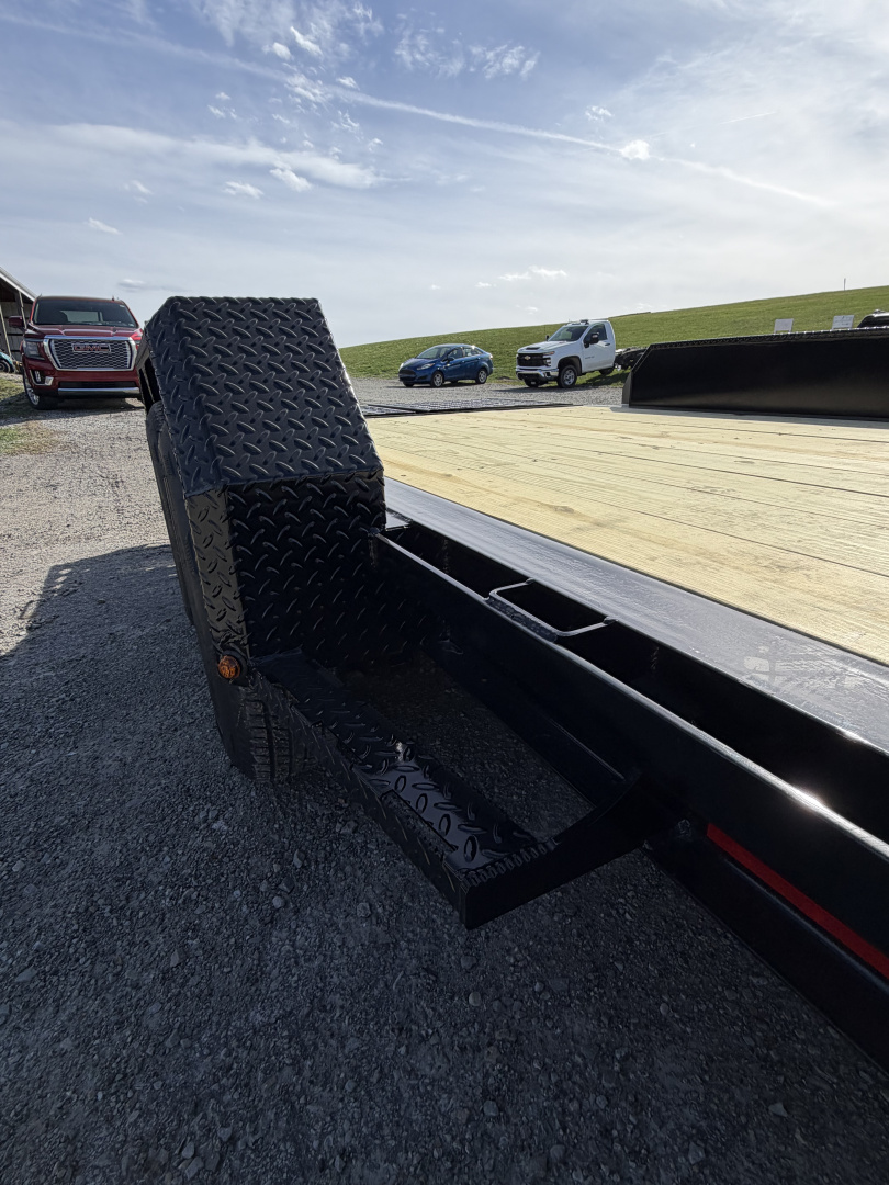 New 2026 Belmont 16' (13+3) HD Lo Pro Equipment Trailer w/ Full Width Wedge Ramps