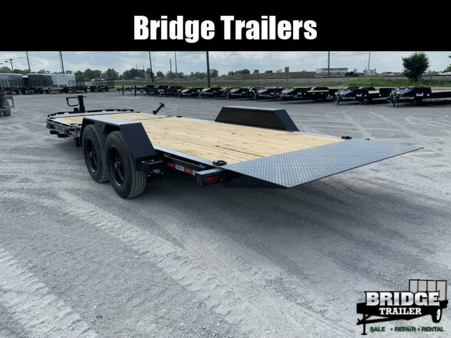 New 2026 Liberty LT16K83X22SPB8WF (83" X 22') 17.5K Partial Tilt Equipment Trailer