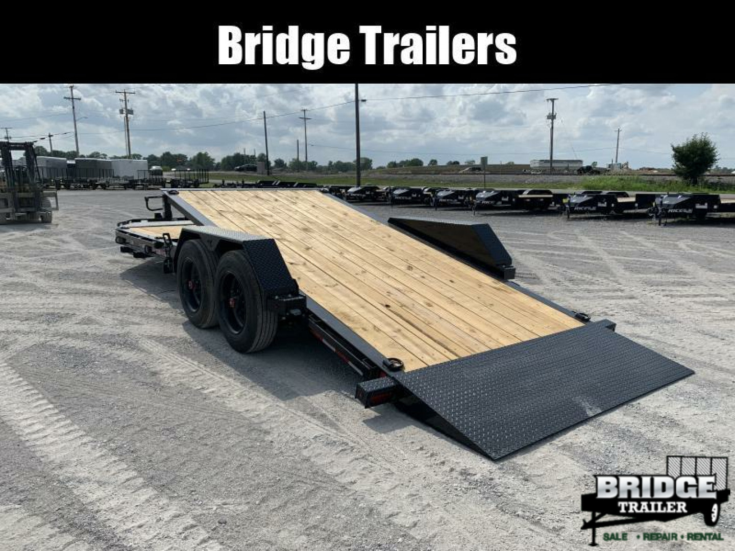 New 2026 Liberty LT16K83X22SPB8WF (83" X 22') 17.5K Partial Tilt Equipment Trailer