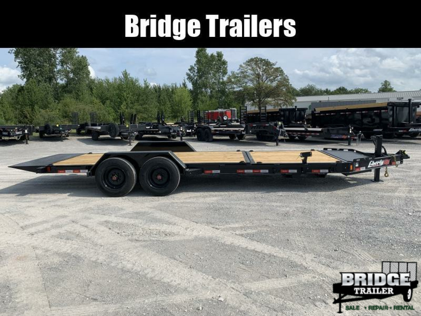 New 2026 Liberty LT16K83X22SPB8WF (83" X 22') 17.5K Partial Tilt Equipment Trailer
