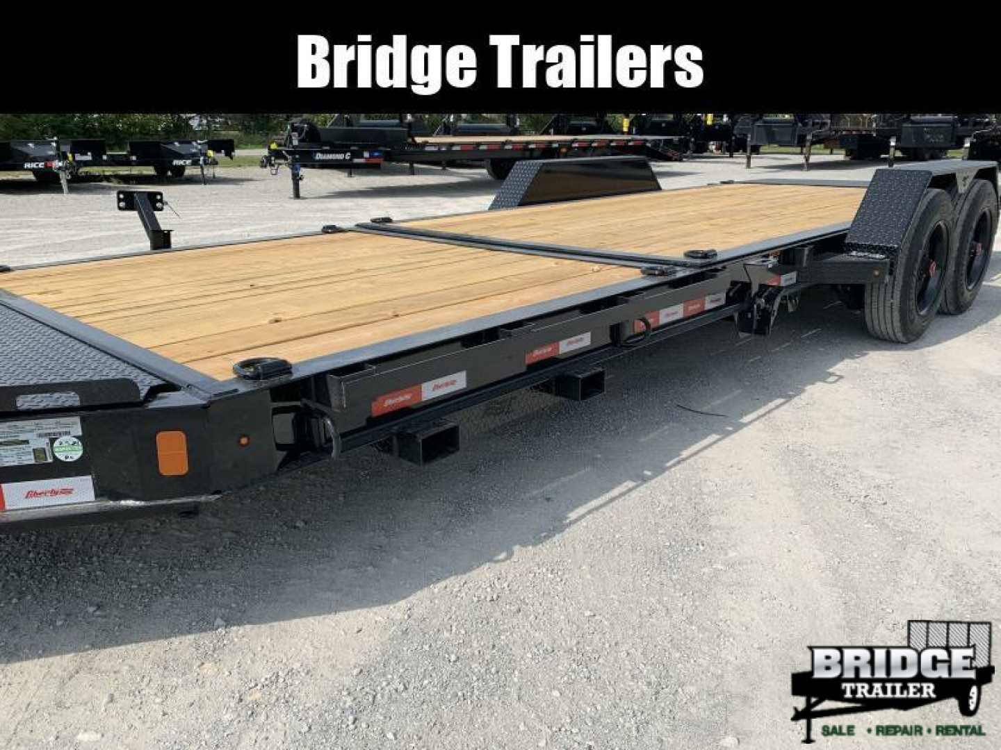 New 2026 Liberty LT16K83X22SPB8WF (83" X 22') 17.5K Partial Tilt Equipment Trailer