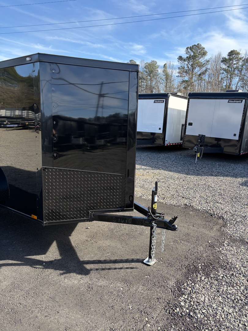 New 2026 Spartan 5X8 Pro-Series Enclosed Trailer, Side Door Barlock, Blackout Polycor, Stabledeck