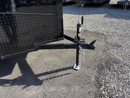 New 2026 Spartan 5X8 Pro-Series Enclosed Trailer, Side Door Barlock, Blackout Polycor, Stabledeck