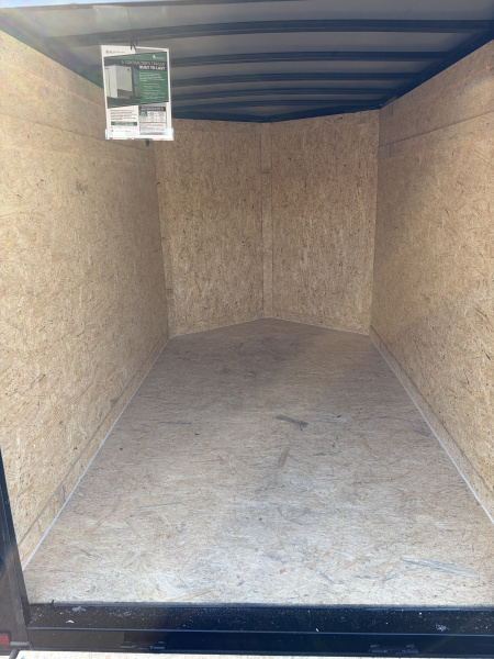 New 2026 Spartan 5X8 Pro-Series Enclosed Trailer, Side Door Barlock, Blackout Polycor, Stabledeck