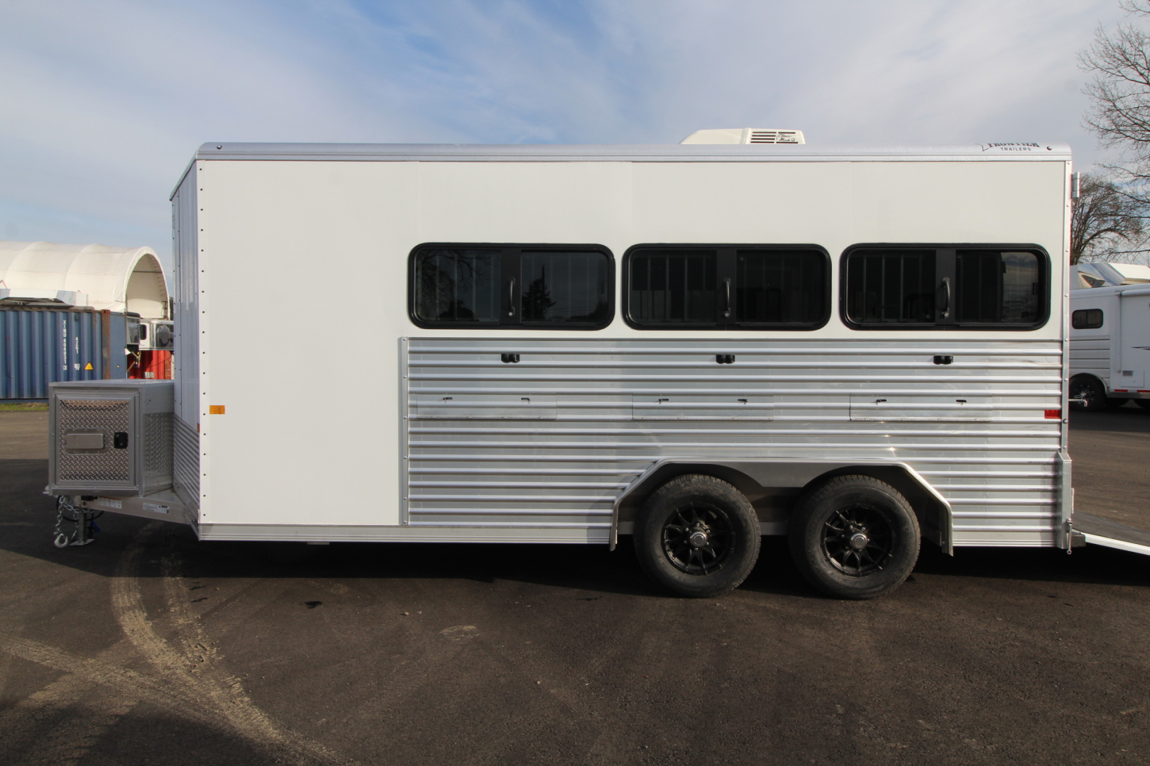 New 2026 Frontier Low Pro 8 x 16 FULLY LOADED 6 Pen Stock Trailer