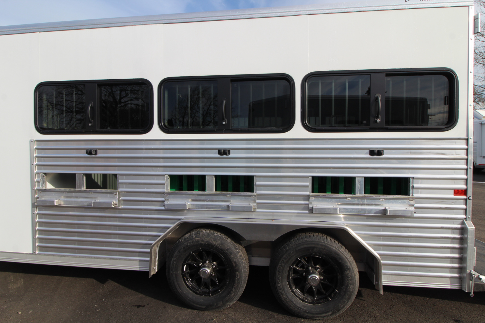 New 2026 Frontier Low Pro 8 x 16 FULLY LOADED 6 Pen Stock Trailer