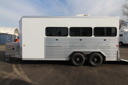 New 2026 Frontier Low Pro 8 x 16 FULLY LOADED 6 Pen Stock Trailer