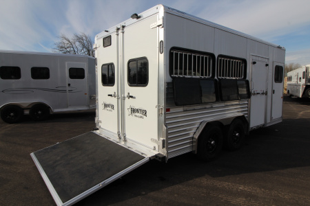 New 2026 Frontier Low Pro 8 x 16 FULLY LOADED 6 Pen Stock Trailer