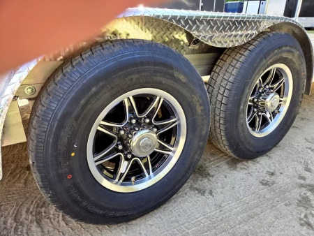 New 2026 7x26 14,000lb gvwr flatbed utility equipment trailer aluminum - Wolverine