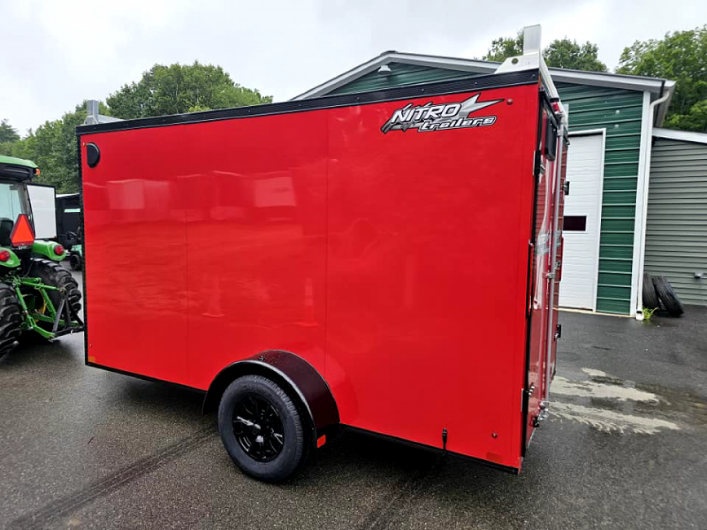 New 2025 2025 NITRO ALUMINUM 6X12 CONTRACTOR TRAILER WITH BLACK OUT PACKAGE - Nitro