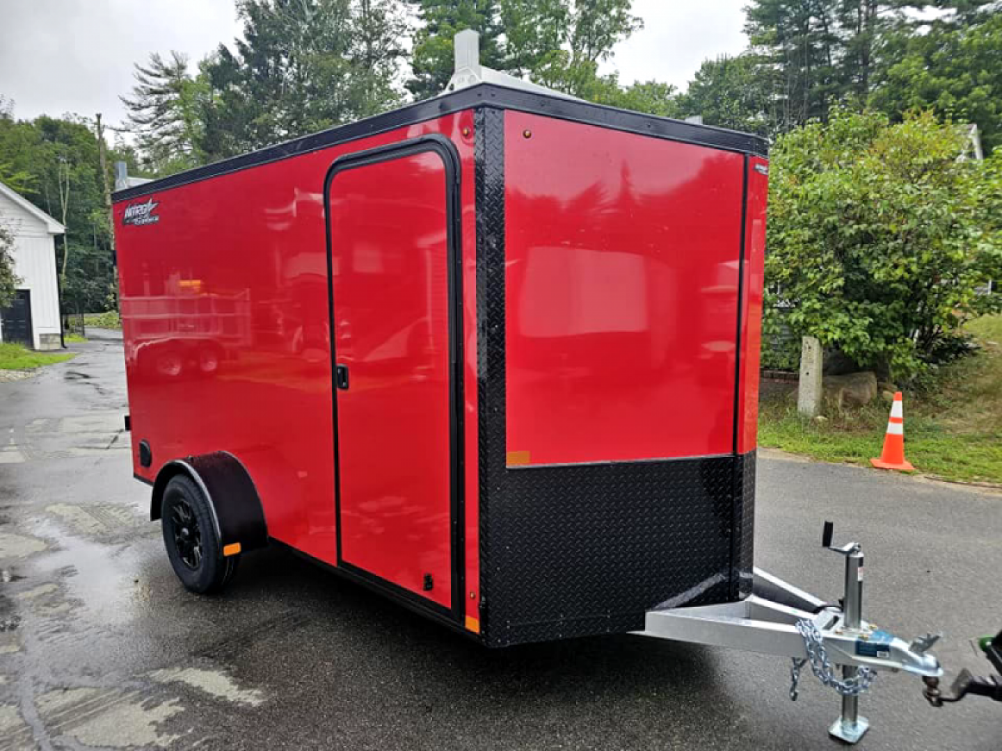 New 2025 2025 NITRO ALUMINUM 6X12 CONTRACTOR TRAILER WITH BLACK OUT PACKAGE - Nitro