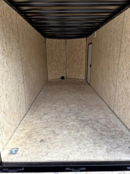 New 2026 7x14 Extra Height Cargo Trailer with black out trim package rear ramp - Legend Trailers