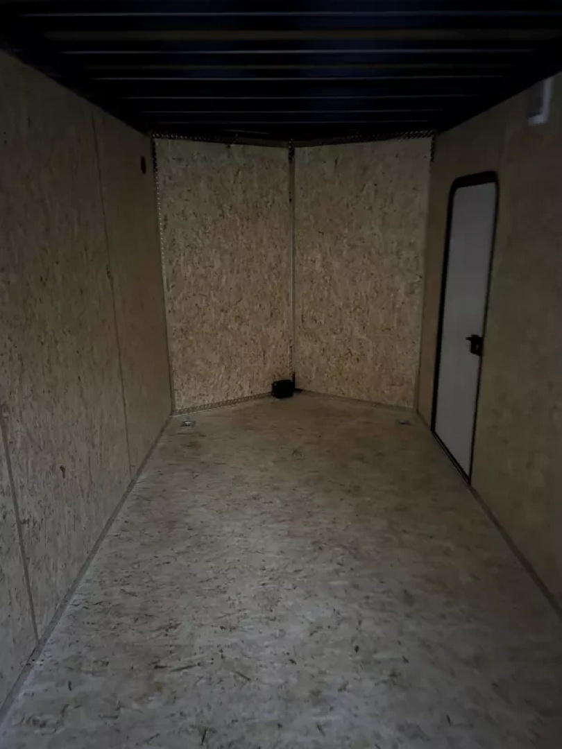 New 2026 7x16 extra height cargo trailer with black out package and torsion axles - Legend Trailers