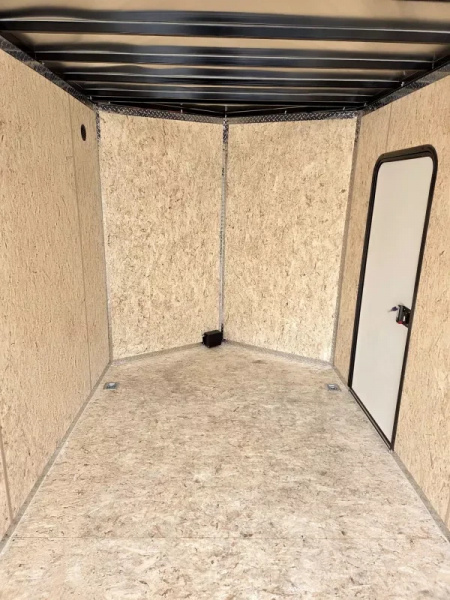 New 2026 7x16 extra height cargo trailer torsion axles with black out trim package and extra height - Legend Trailers