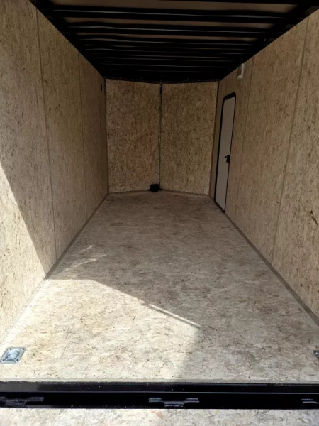 New 2026 7x16 extra height cargo trailer torsion axles with black out trim package and extra height - Legend Trailers