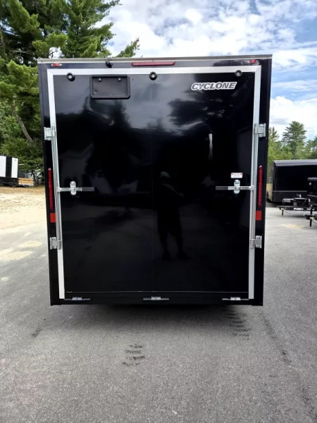 New 2026 7x16 extra height cargo trailer torsion axles with black out trim package and extra height - Legend Trailers