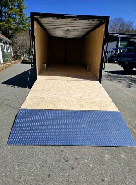 New 2025 8.5X20 999LB GVWR LAUMINUM CAR HAULER WITH BLACK OUT TIRM PACKAGE - DuraBull Trailers