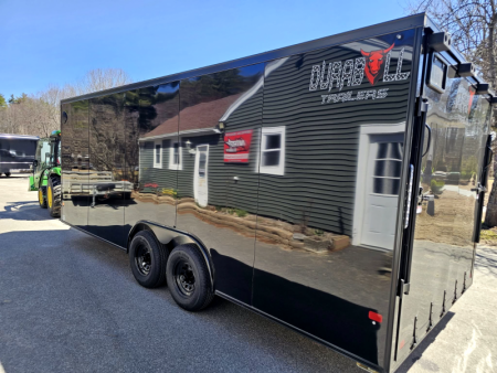 New 2025 8.5X20 999LB GVWR LAUMINUM CAR HAULER WITH BLACK OUT TIRM PACKAGE - DuraBull Trailers