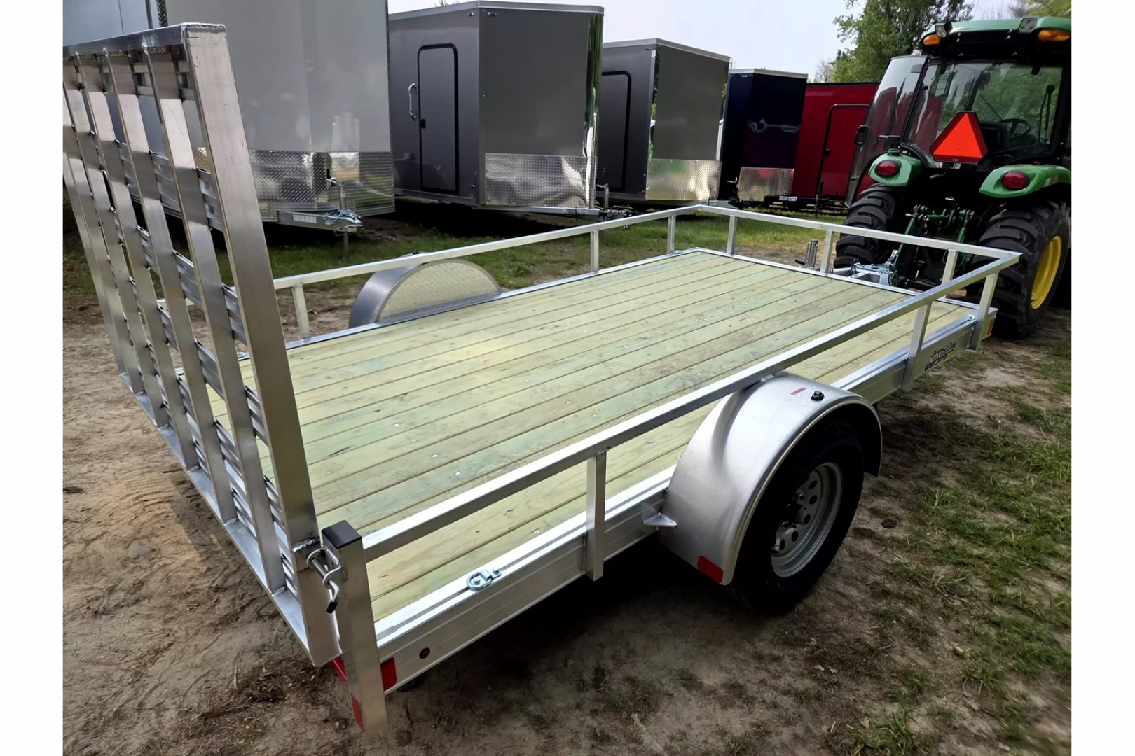 New 2025 6.5x12 aluminum utility trailer with torsion axle - Nitro