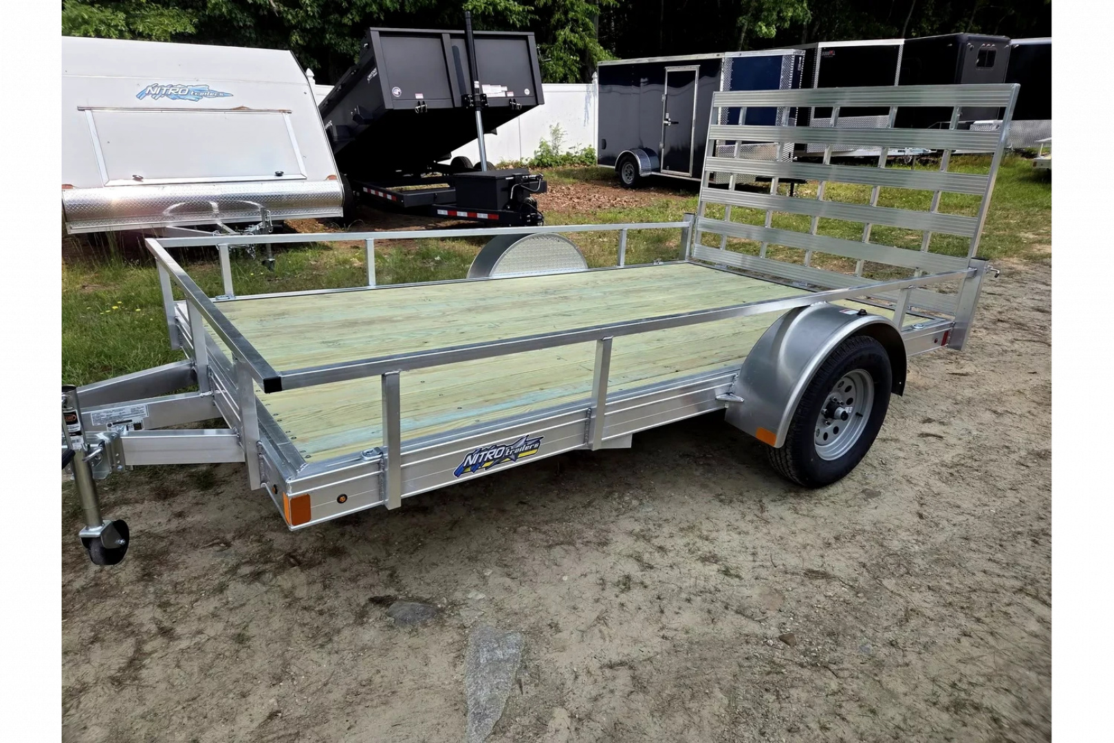 New 2025 6.5x12 aluminum utility trailer with torsion axle - Nitro