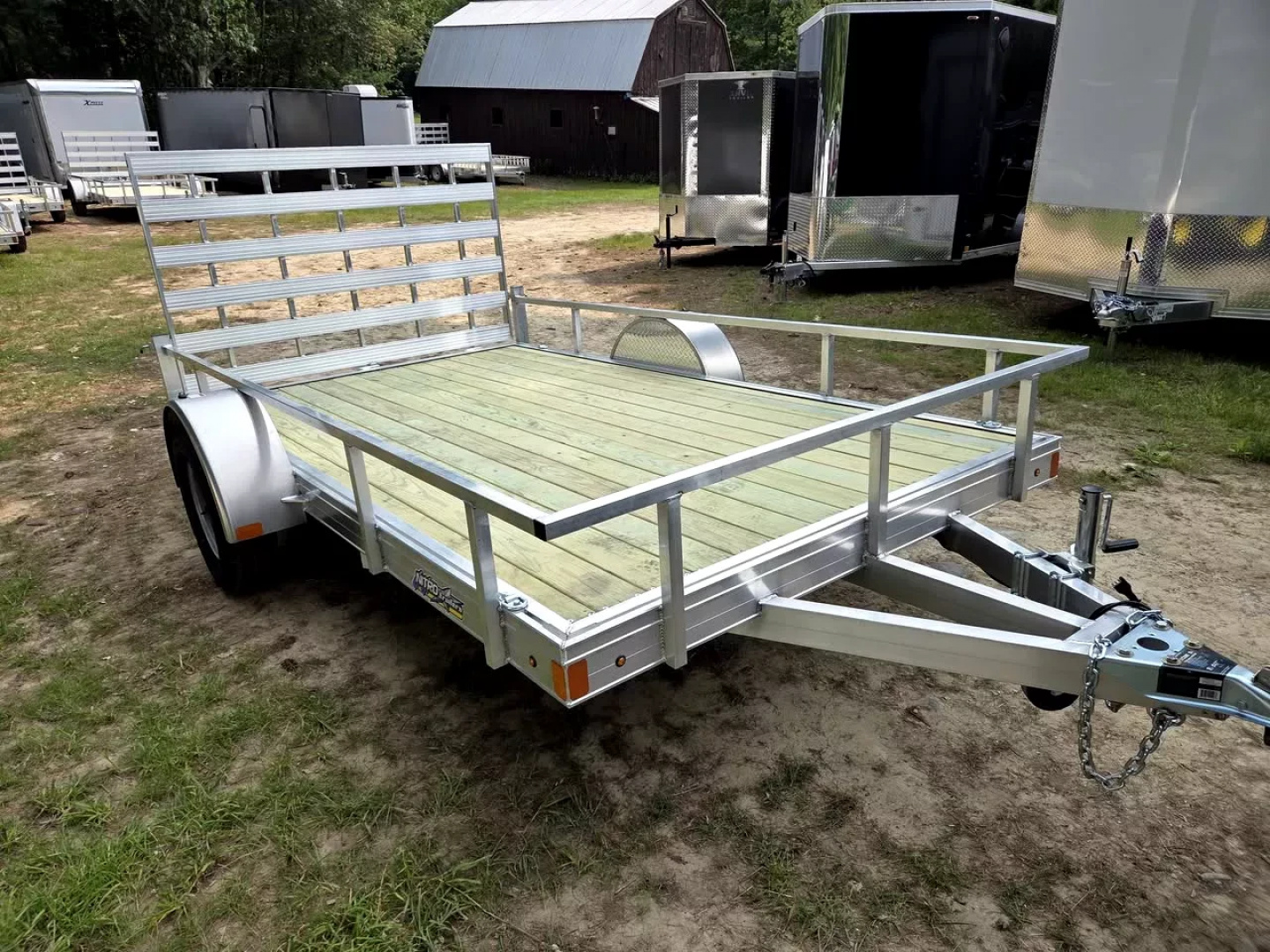 New 2025 6.5x12 aluminum utility trailer with torsion axle - Nitro