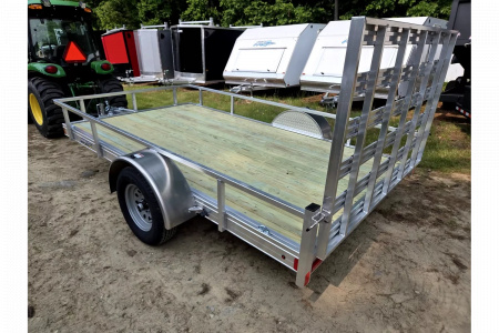 New 2025 6.5x12 aluminum utility trailer with torsion axle - Nitro