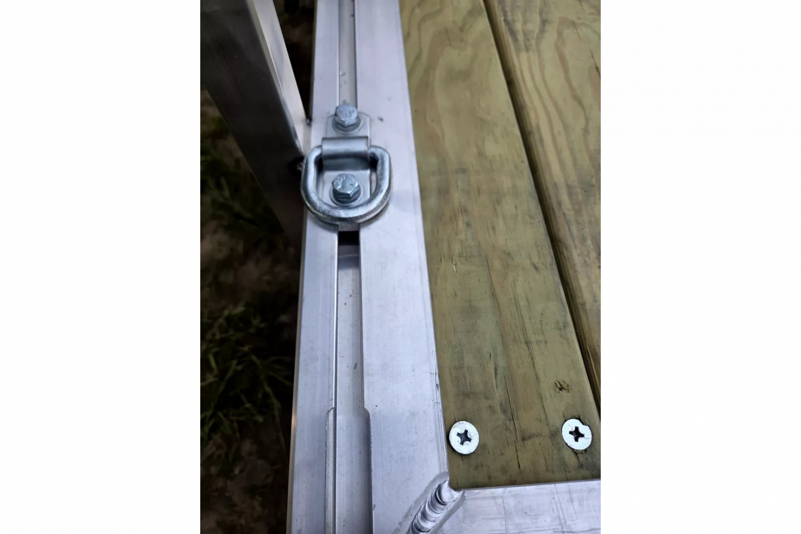 New 2025 6.5x14 aluminum utility trailer with aluminum wheels - Nitro