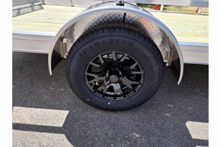 New 2025 6.5x14 aluminum utility trailer with aluminum wheels - Nitro