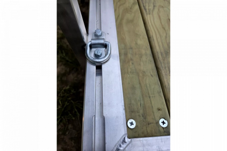 New 2025 6.5x14 aluminum utility trailer with aluminum wheels - Nitro