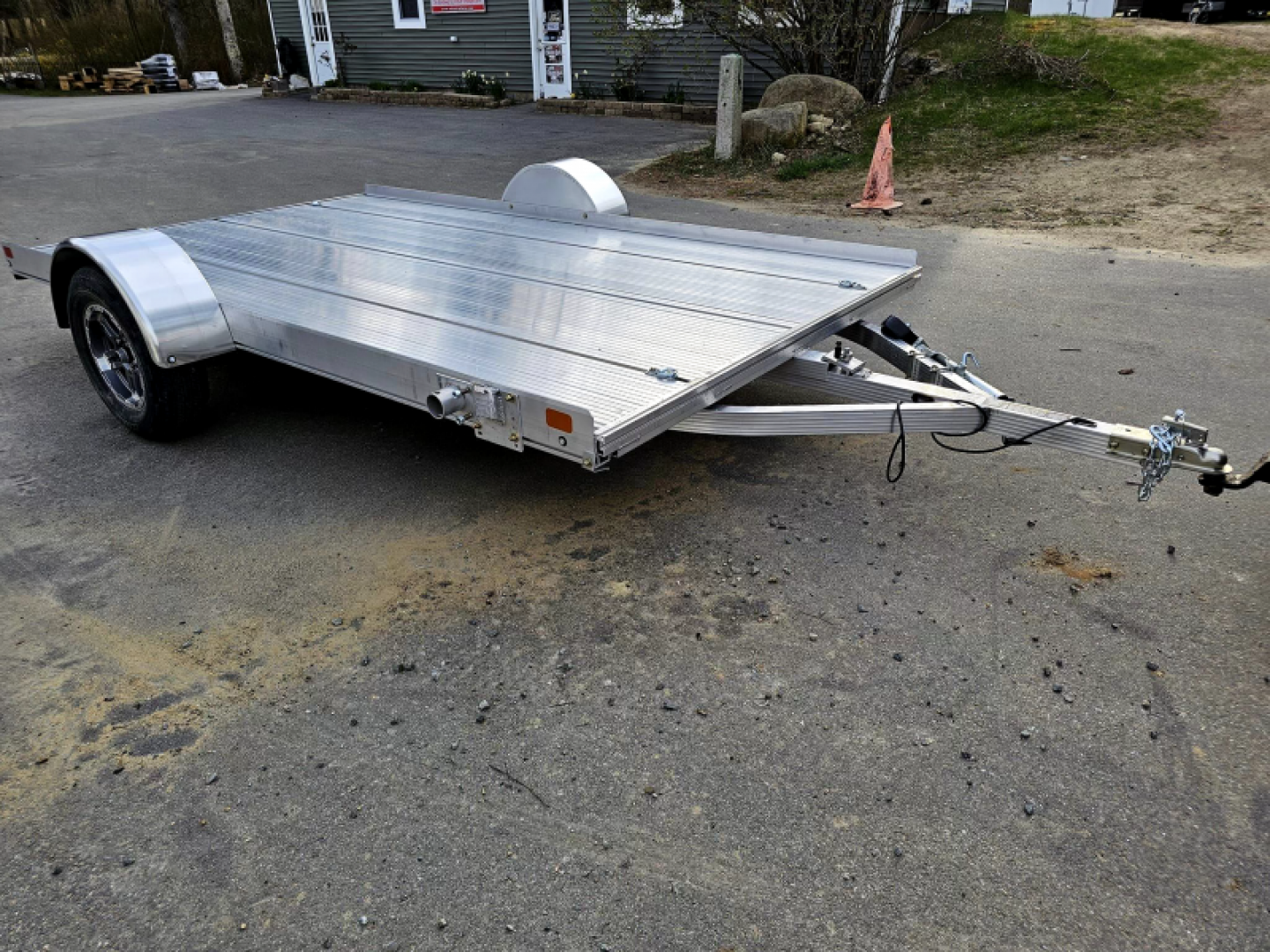 New 2024 7x12 flex haul tilt utility trailer all aluminum - High Country Trailers