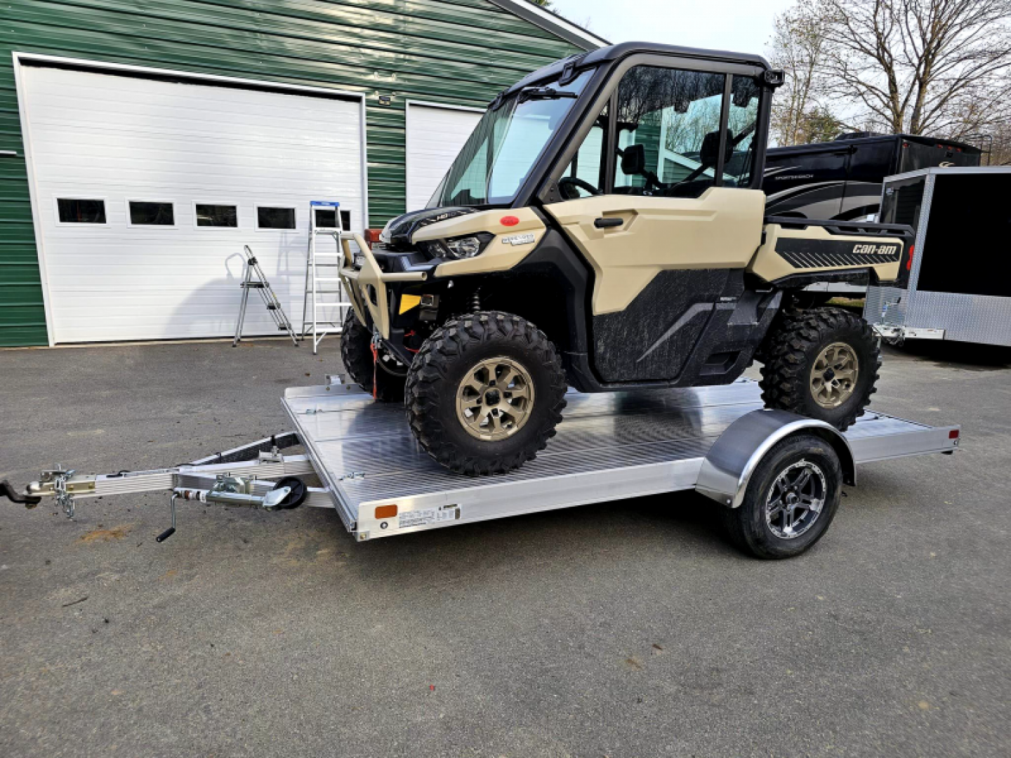 New 2024 7x12 flex haul tilt utility trailer all aluminum - High Country Trailers