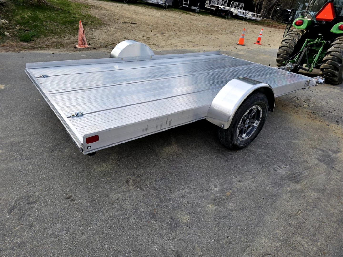 New 2024 7x12 flex haul tilt utility trailer all aluminum - High Country Trailers