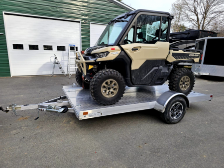 New 2024 7x12 flex haul tilt utility trailer all aluminum - High Country Trailers