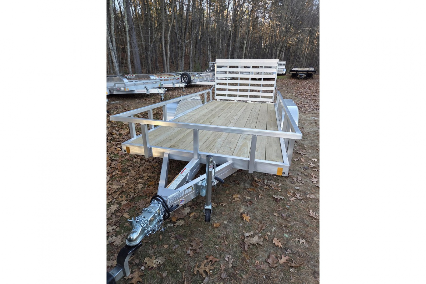 New 2026 6.5x16 aluminum utility trailer tandem axle with brakes - High Country Trailers