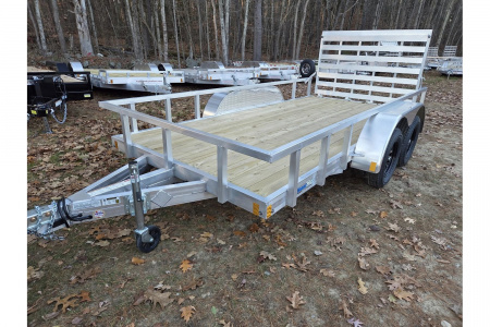 New 2026 6.5x16 aluminum utility trailer tandem axle with brakes - High Country Trailers