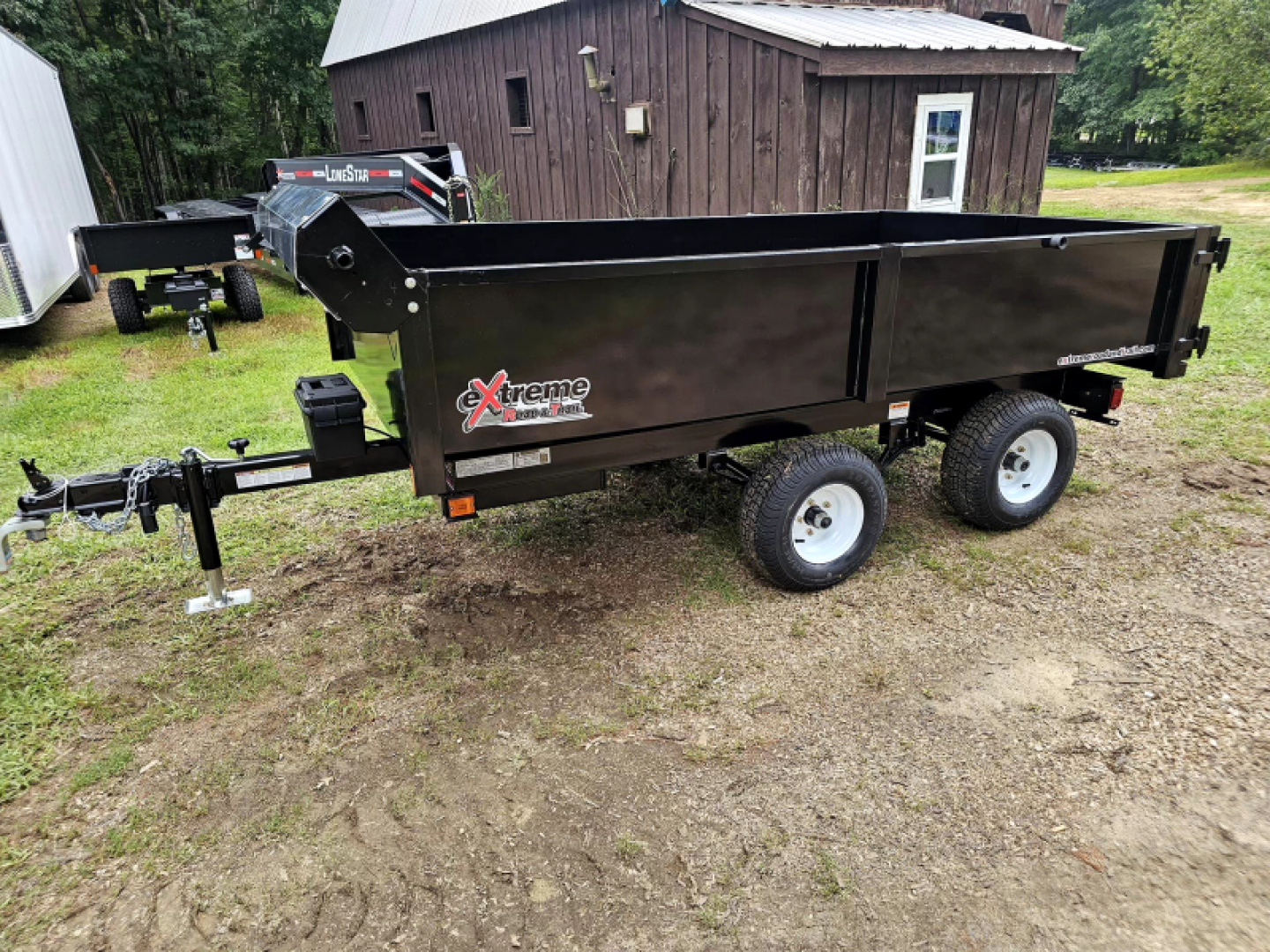 New 2024 xrt418 dump trailer 5.5x9 with with ramps & tarp kit - Extreme Road & Trail