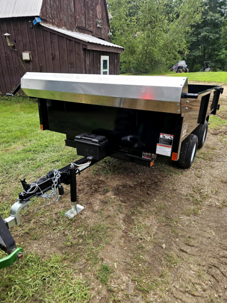 New 2024 xrt418 dump trailer 5.5x9 with with ramps & tarp kit - Extreme Road & Trail