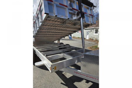 New 2026 7x16 14000lb gvwr dump trailer with ramps and tarp kit - High Country Trailers