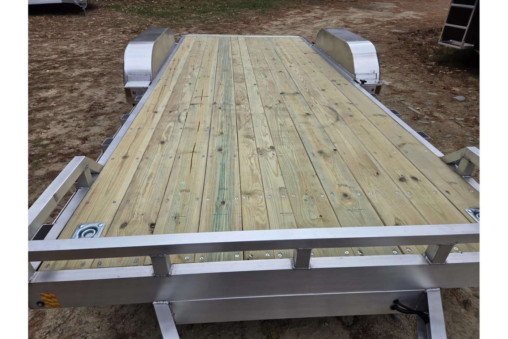 New 2026 7x18 aluminum car trailer utility trailer with upgrades 9990lb gvwr - High Country Trailers