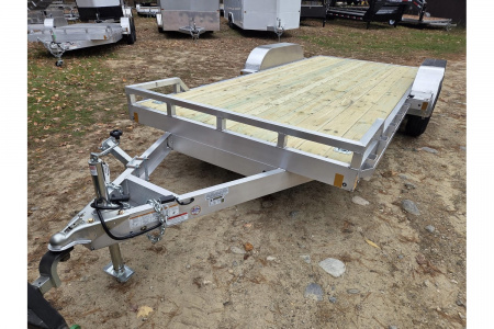 New 2026 7x18 aluminum car trailer utility trailer with upgrades 9990lb gvwr - High Country Trailers