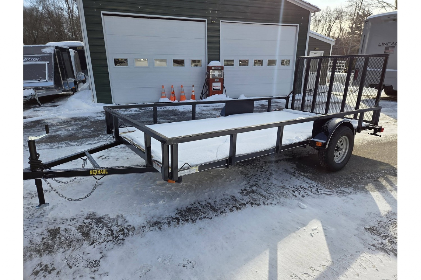 New 2026 6.5X14 Utility trailer with rear gate & spare tire mount - NEXHAUL